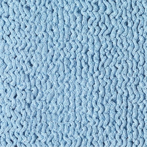 ASOS Crinkle stretch material (like Hunza G) beach cover 🖤 cut out - Picture 3 of 3